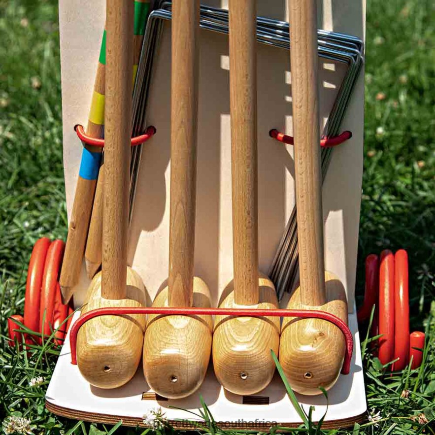 Home & Kitchen Garrett Wade Traveling Croquet Set Made in France LP88ZX910 - Garrett Wade Garden Tools