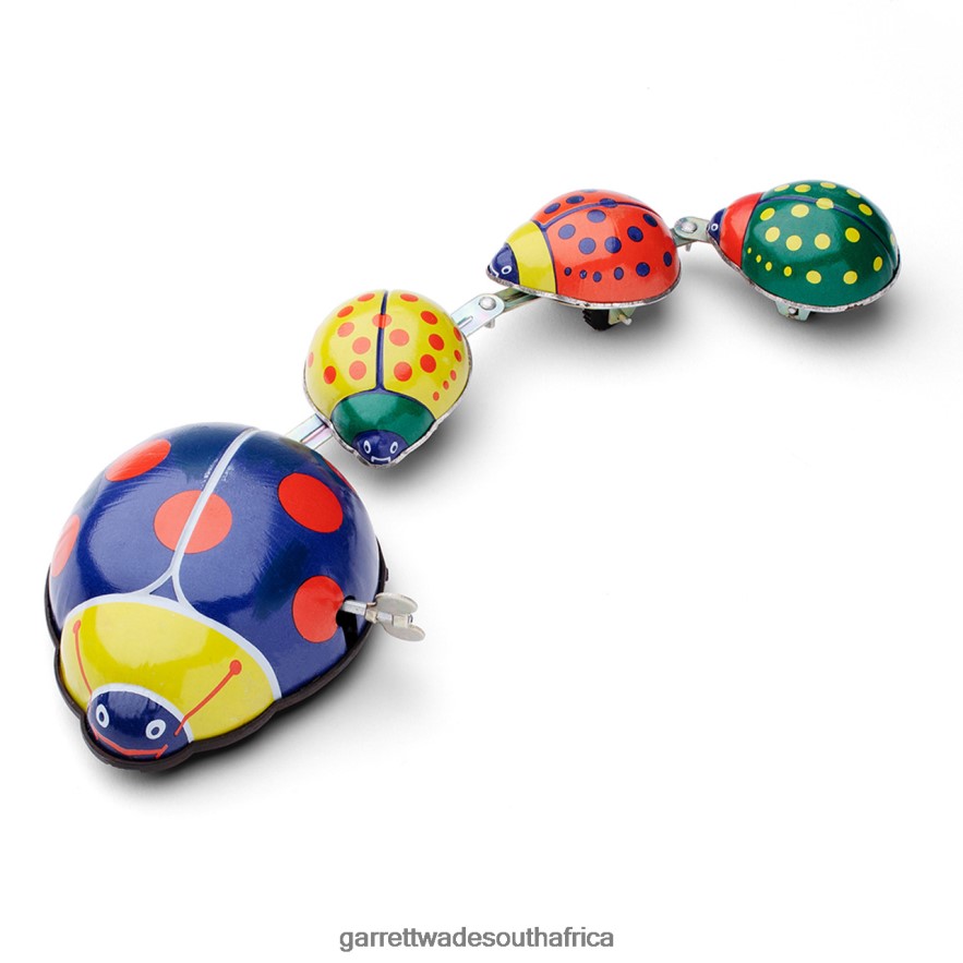 Home & Kitchen Garrett Wade Wind-Up Ladybug Family Parade Tin Toy LP88ZX894 - Garrett Wade Chisels