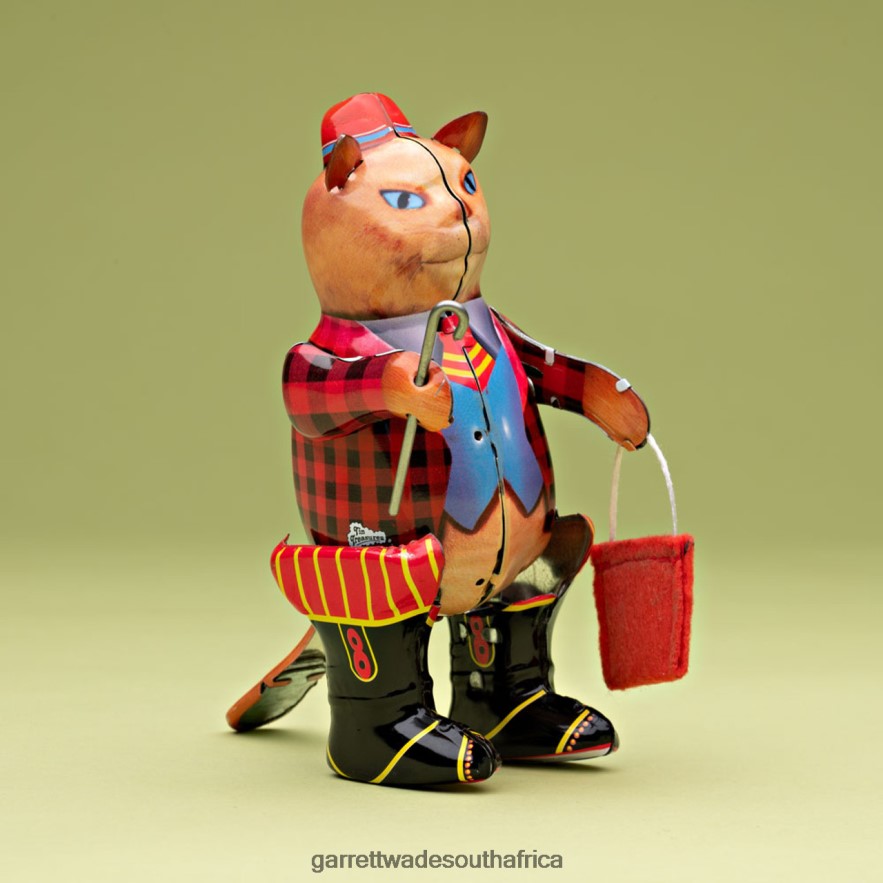 Home & Kitchen Garrett Wade Windup Tin Cat LP88ZX932 - Garrett Wade Knives