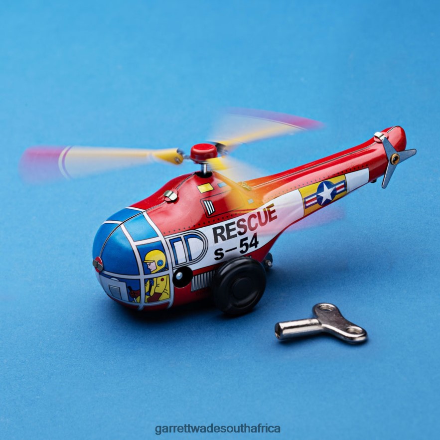 Home & Kitchen Garrett Wade Windup Tin Rescue Helicopter LP88ZX944 - Garrett Wade Knives