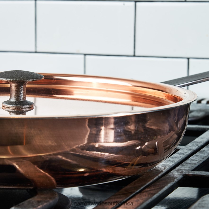 Home & Kitchen Garrett Wade Handmade 11\'\' Copper Chef\'s Pan with Lid LP88ZX763 - Garrett Wade Garden Tools