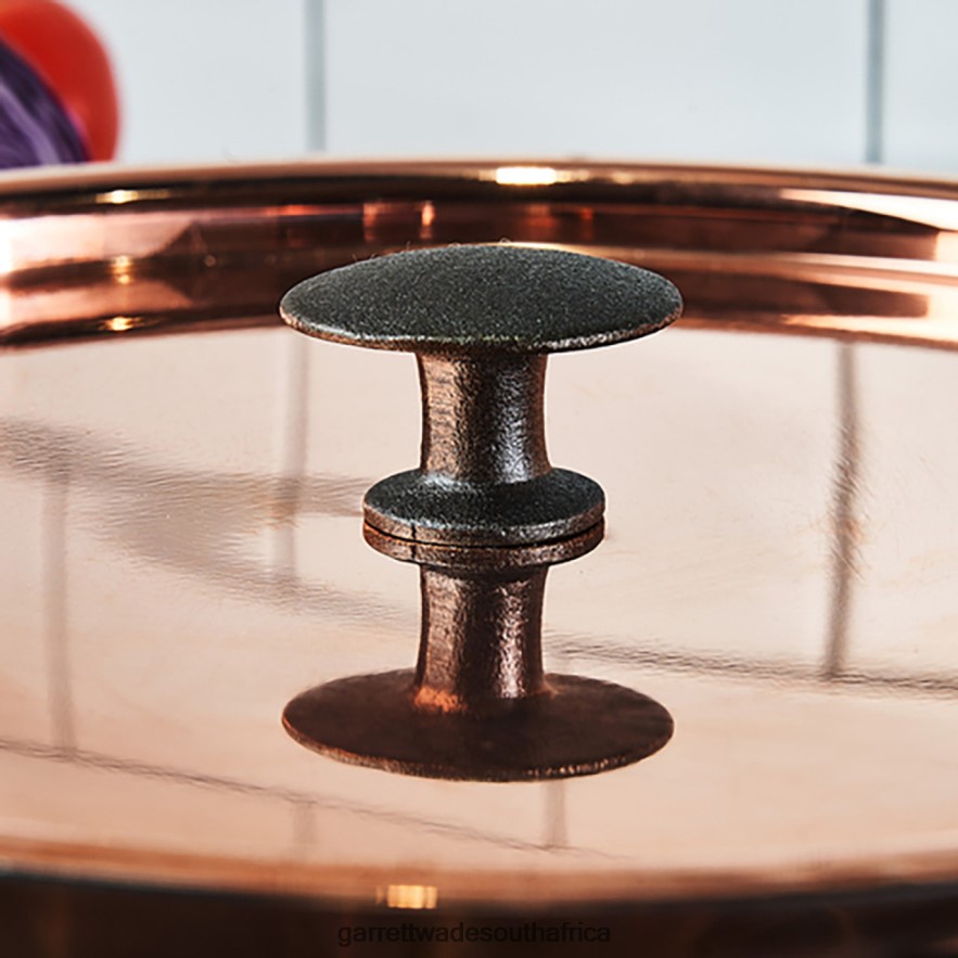 Home & Kitchen Garrett Wade Handmade 11\'\' Copper Chef\'s Pan with Lid LP88ZX763 - Garrett Wade Garden Tools