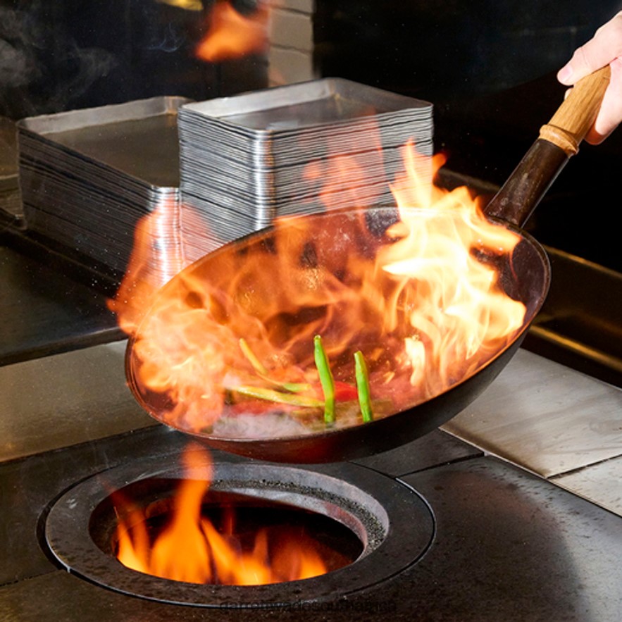 Home & Kitchen Garrett Wade Netherton Long-Handled Spun Iron Wok LP88ZX758 - Garrett Wade Knives