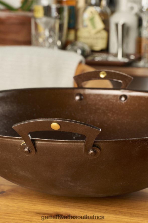 Home & Kitchen Garrett Wade Netherton Prospector-Handled Spun Iron Wok LP88ZX765 - Garrett Wade Chisels