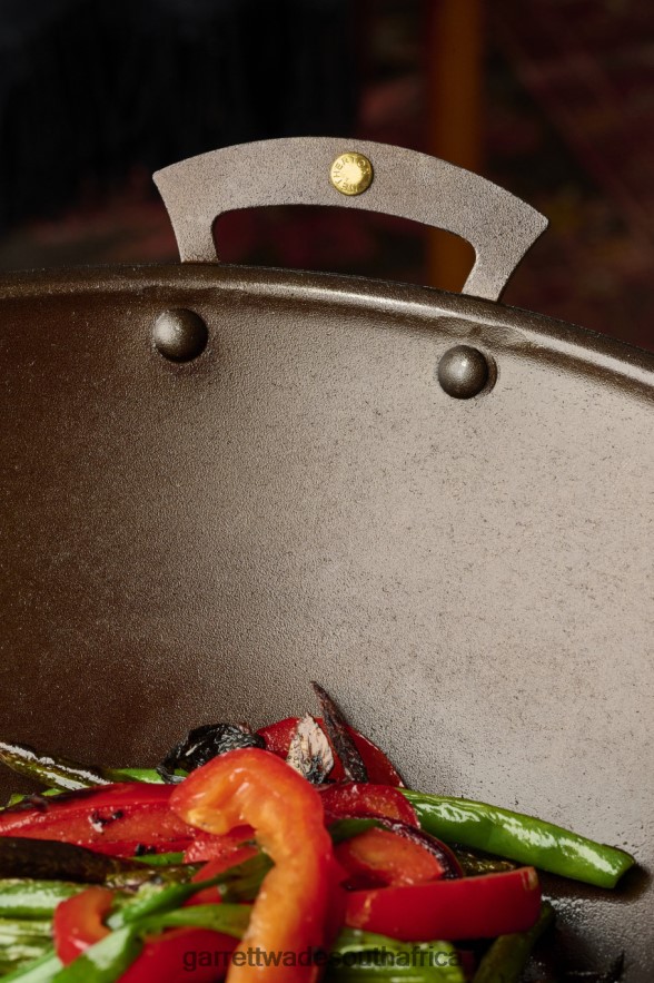 Home & Kitchen Garrett Wade Netherton Prospector-Handled Spun Iron Wok LP88ZX765 - Garrett Wade Chisels