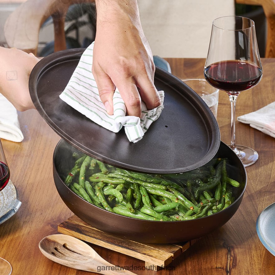 Home & Kitchen Garrett Wade Netherton Spun Iron Chef\'s Pan with Lid LP88ZX752 - Garrett Wade Knives