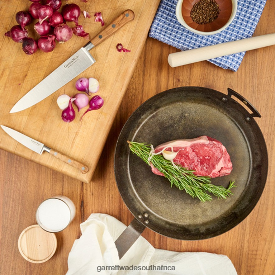 Home & Kitchen Garrett Wade Netherton Spun Iron Classic Frying Pan LP88ZX756 - Garrett Wade Chisels