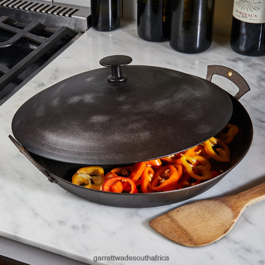 Home & Kitchen Garrett Wade Netherton Spun Iron Lid for Prospector Pan LP88ZX761 - Garrett Wade Knives