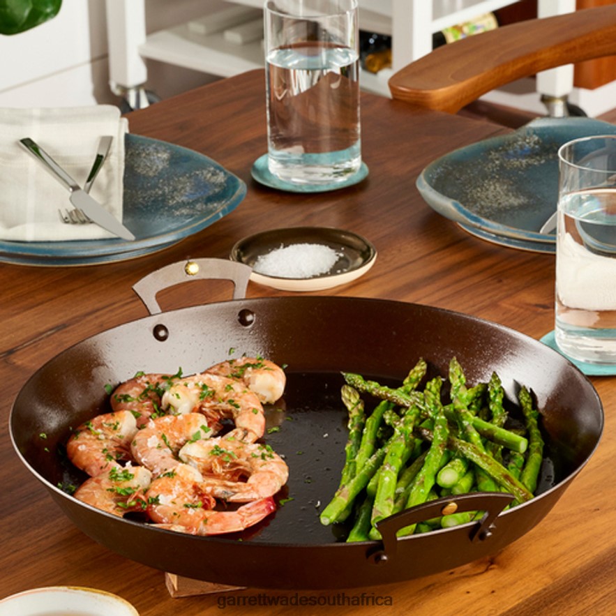 Home & Kitchen Garrett Wade Netherton Spun Iron \'\'Prospector\'\' Cooking Pan LP88ZX749 - Garrett Wade Knives