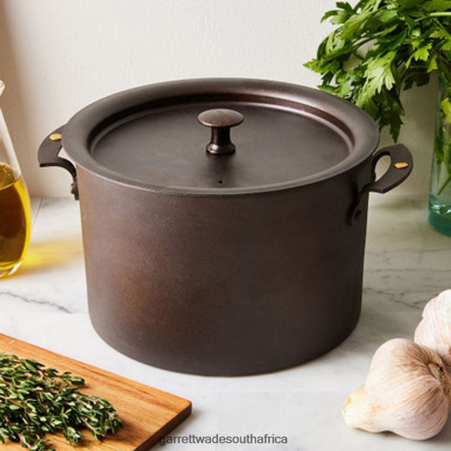 Home & Kitchen Garrett Wade Netherton Spun Iron Stock Pots LP88ZX755 - Garrett Wade Knives