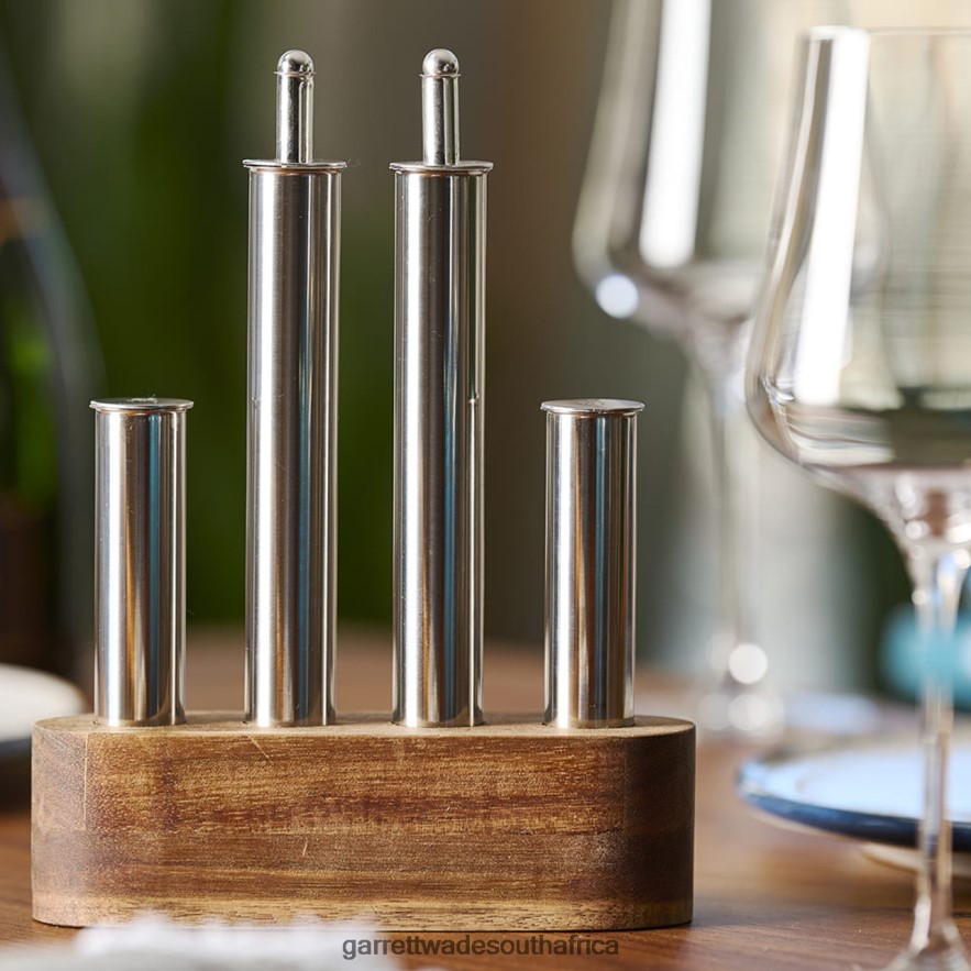 Home & Kitchen Garrett Wade Modern Oil Vinegar and Salt & Pepper Set LP88ZX830 - Garrett Wade Knives