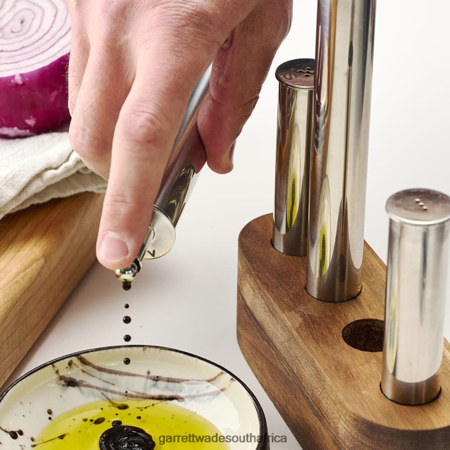 Home & Kitchen Garrett Wade Modern Oil Vinegar and Salt & Pepper Set LP88ZX830 - Garrett Wade Knives