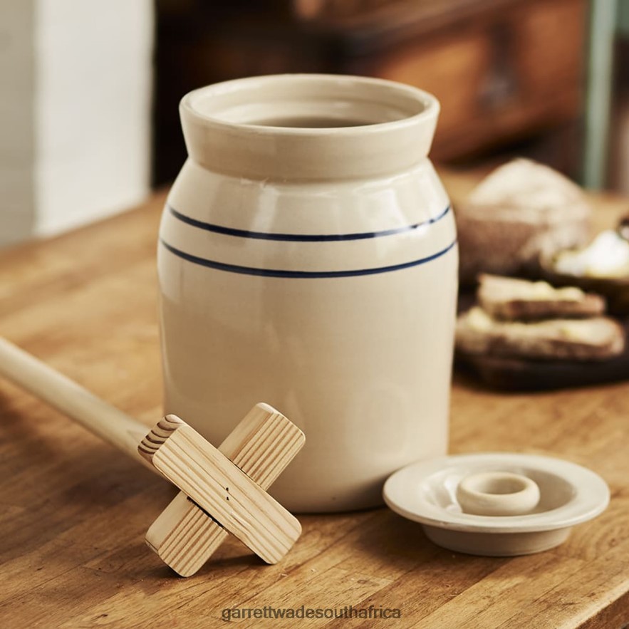 Home & Kitchen Garrett Wade Old-Fashioned Ceramic Butter Churn LP88ZX840 - Garrett Wade Chisels