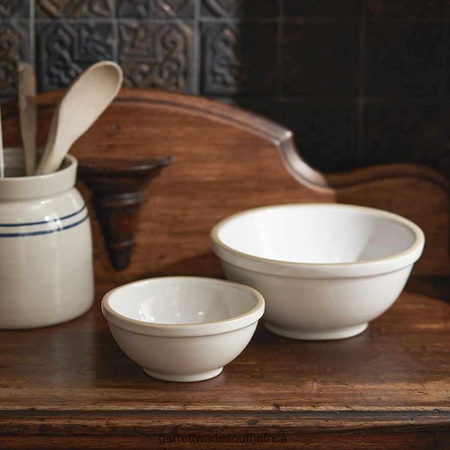 Home & Kitchen Garrett Wade Pair of Ceramic Artisanal Kitchen Bowls LP88ZX838 - Garrett Wade Garden Tools