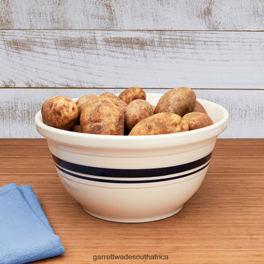 Home & Kitchen Garrett Wade Set of Three USA Made Classic Stoneware Mixing Bowls LP88ZX842 - Garrett Wade Knives