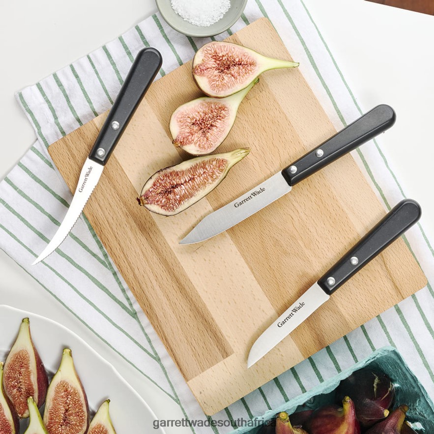 Home & Kitchen Garrett Wade Everyday PaperStone Paring Knives & Cutting Board Set LP88ZX776 - Garrett Wade Knives