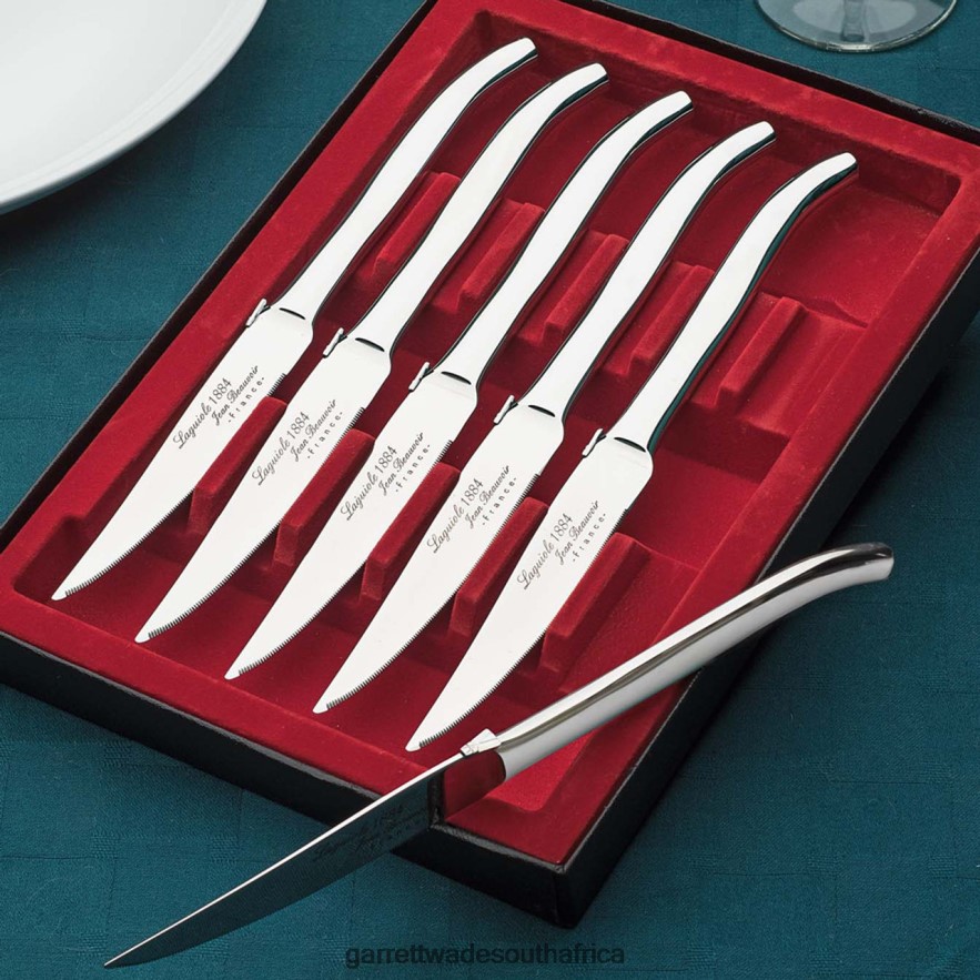 Home & Kitchen Garrett Wade Stainless-Steel French Made Steak Knives LP88ZX779 - Garrett Wade Knives
