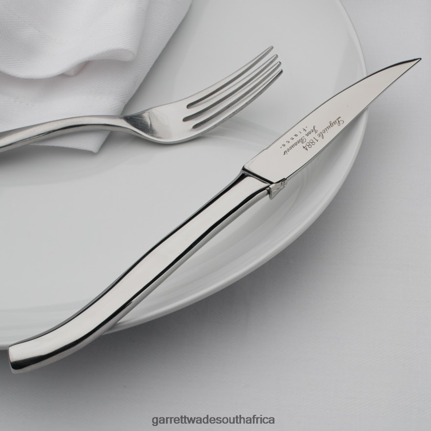 Home & Kitchen Garrett Wade Stainless-Steel French Made Steak Knives LP88ZX779 - Garrett Wade Knives