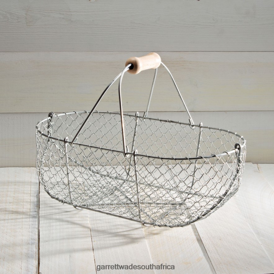 Home & Kitchen Garrett Wade Heavy-Duty Woven Galvanized Baskets LP88ZX875 - Garrett Wade Knives