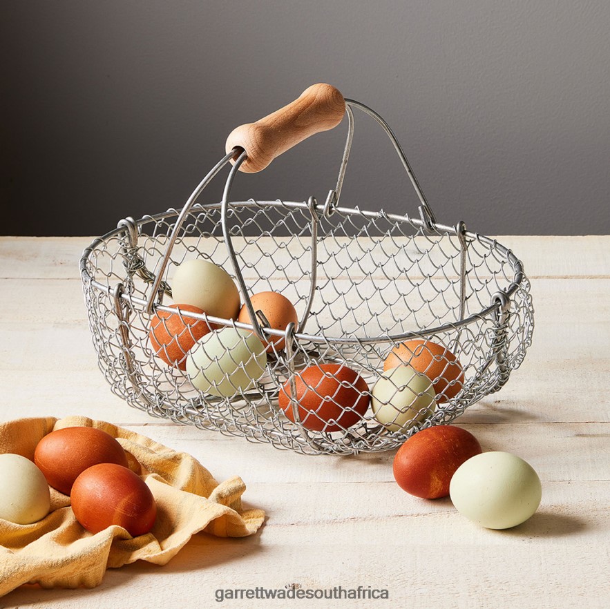 Home & Kitchen Garrett Wade Heavy-Duty Woven Galvanized Baskets LP88ZX875 - Garrett Wade Knives