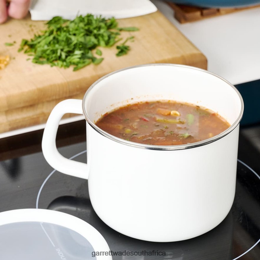 Home & Kitchen Garrett Wade Japanese Modern Enamel Mug with Lid LP88ZX874 - Garrett Wade Garden Tools