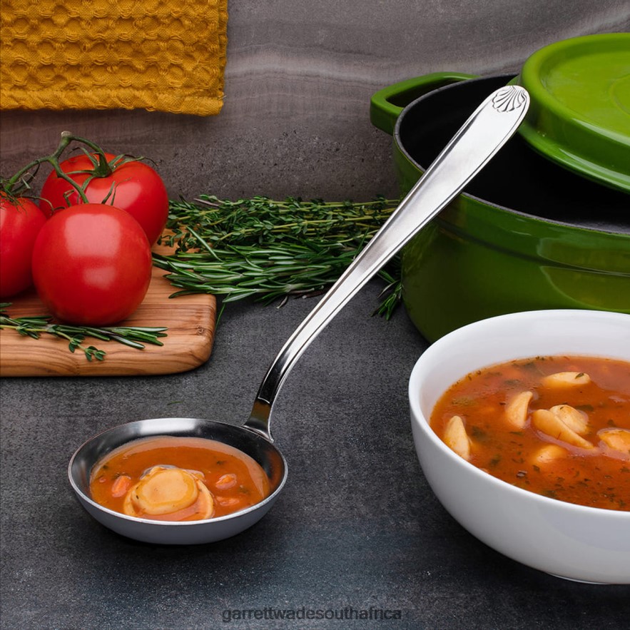 Home & Kitchen Garrett Wade Vintage Stock Stainless Steel French Serving Ladle LP88ZX883 - Garrett Wade Garden Tools