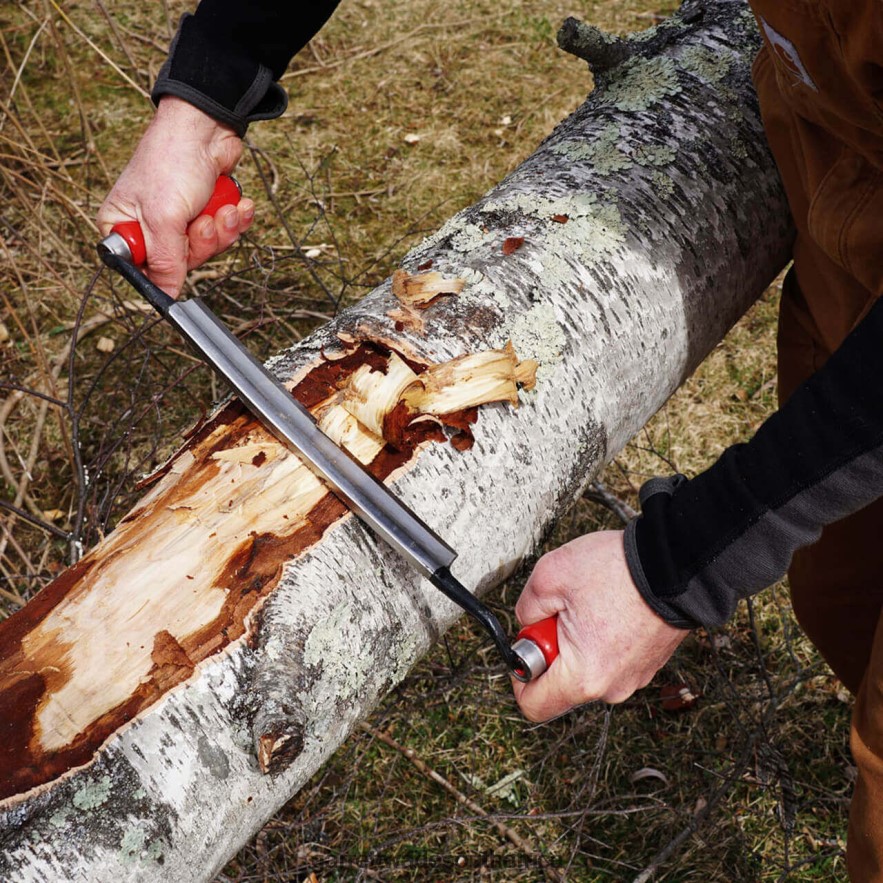 Outdoor Garrett Wade Homestead Building Pair - Mini Camp Hatchet & Drawknife LP88ZX292 - Garrett Wade Garden Tools