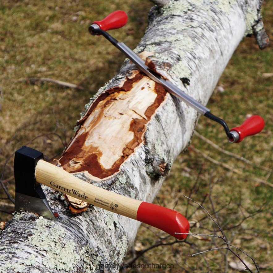 Outdoor Garrett Wade Homestead Building Pair - Mini Camp Hatchet & Drawknife LP88ZX292 - Garrett Wade Garden Tools