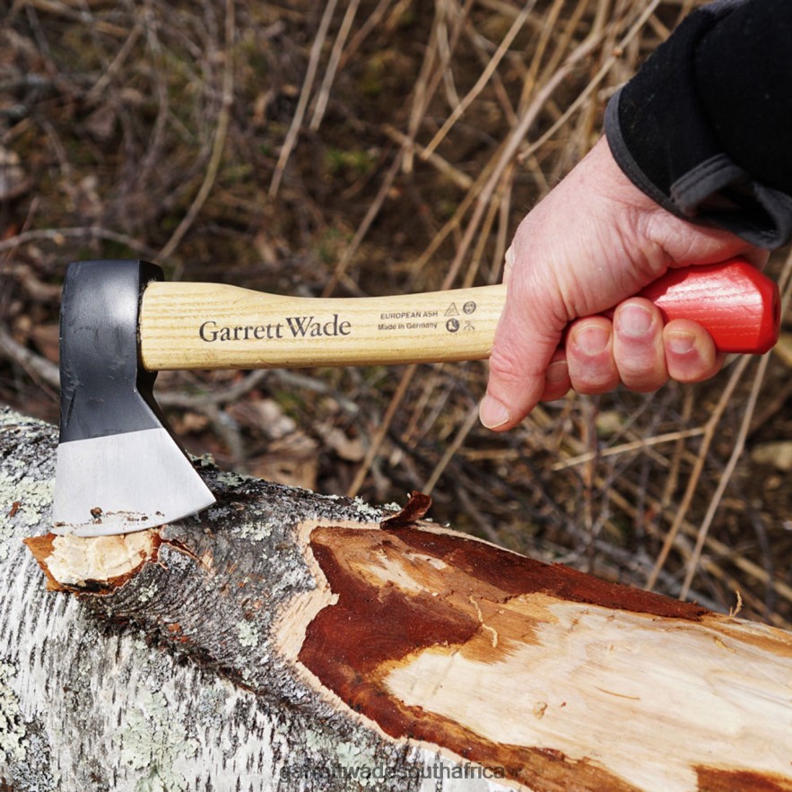 Outdoor Garrett Wade Mini Camping Hatchet with USA-Made Sheath LP88ZX286 - Garrett Wade Garden Tools