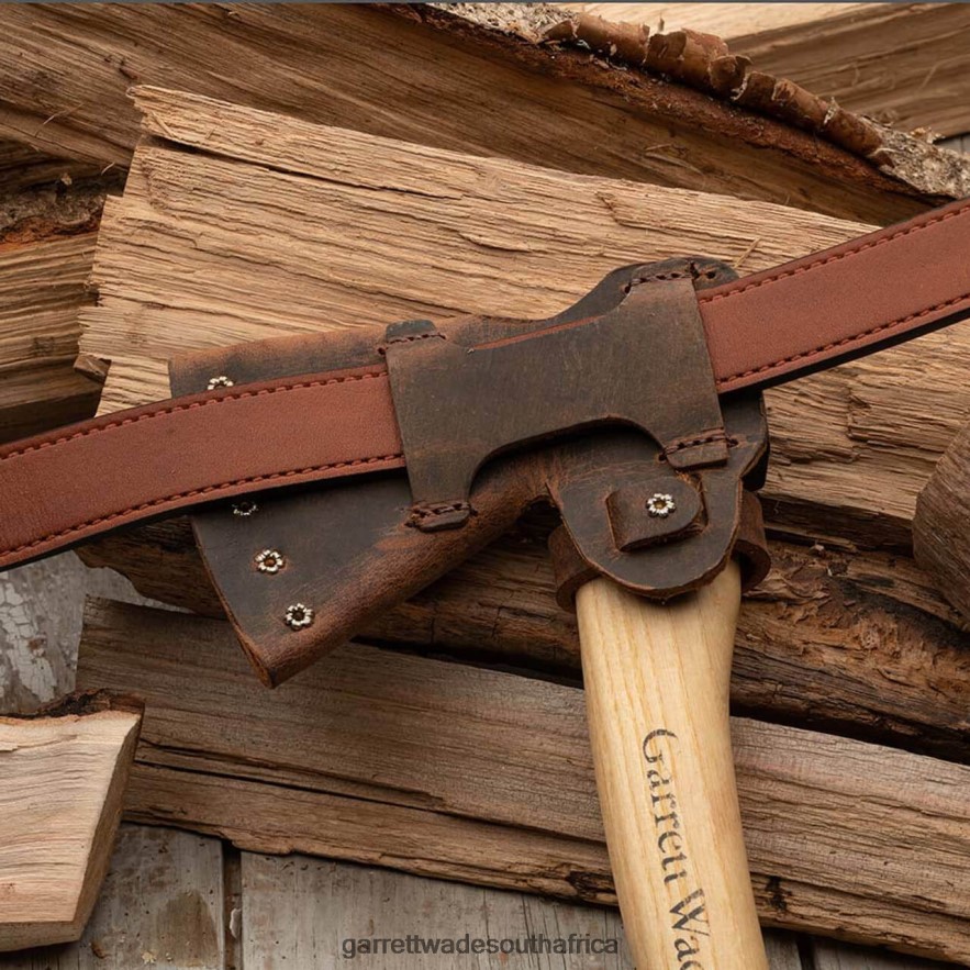 Outdoor Garrett Wade Mini Camping Hatchet with USA-Made Sheath LP88ZX286 - Garrett Wade Garden Tools