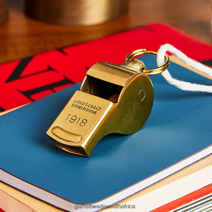 Outdoor Garrett Wade 1918 Brass Artillery Officer's Whistle LP88ZX305 - Garrett Wade Knives