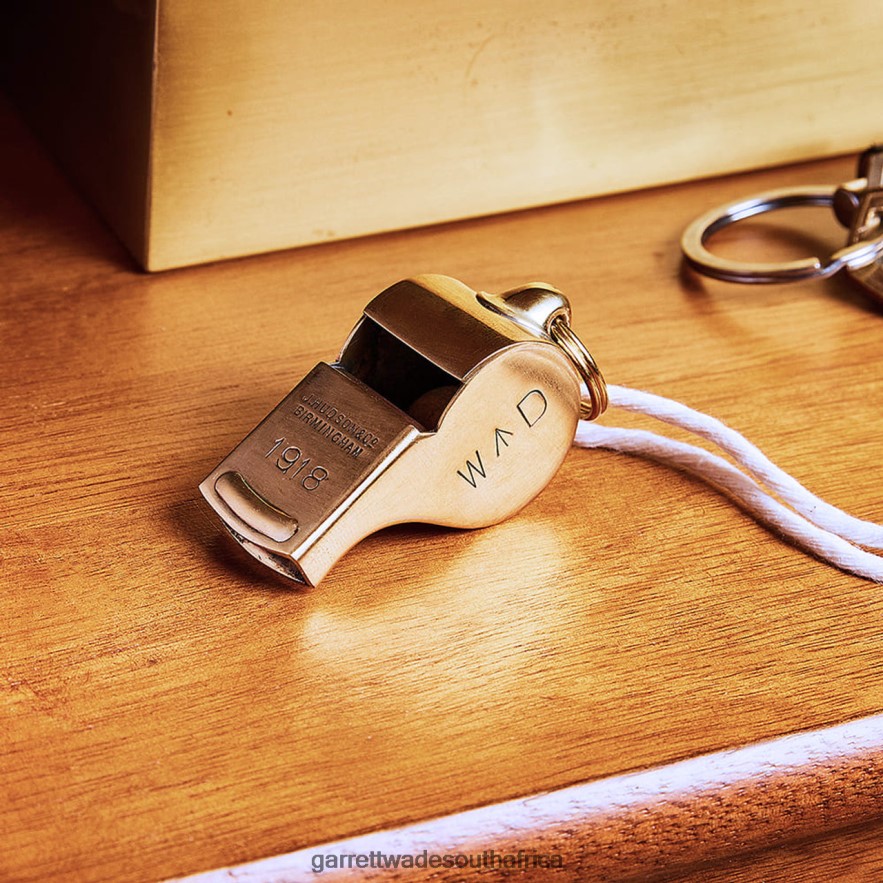 Outdoor Garrett Wade 1918 Brass Artillery Officer\'s Whistle LP88ZX305 - Garrett Wade Knives