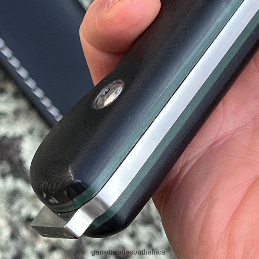 Outdoor Garrett Wade Bushcraft Chisel Knife - G10 Handle and Leather Sheath LP88ZX322 - Garrett Wade Garden Tools