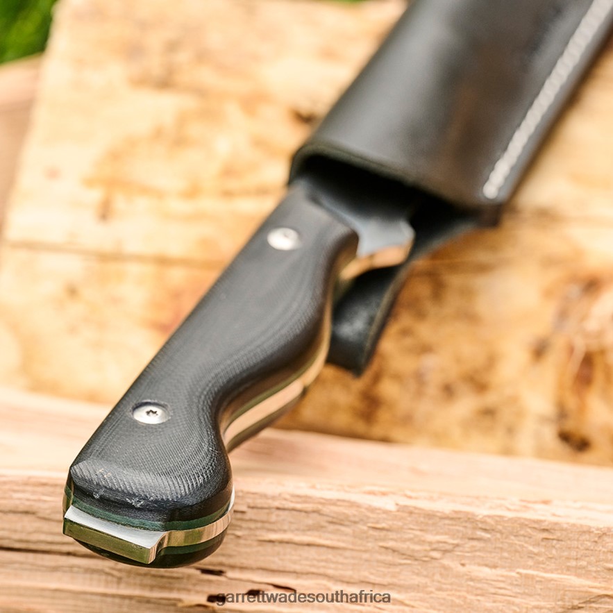 Outdoor Garrett Wade Bushcraft Chisel Knife - G10 Handle and Leather Sheath LP88ZX322 - Garrett Wade Garden Tools