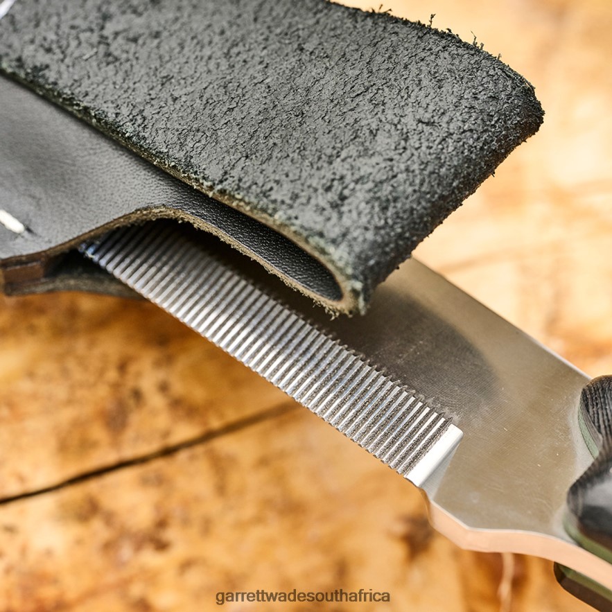 Outdoor Garrett Wade Bushcraft Chisel Knife - G10 Handle and Leather Sheath LP88ZX322 - Garrett Wade Garden Tools