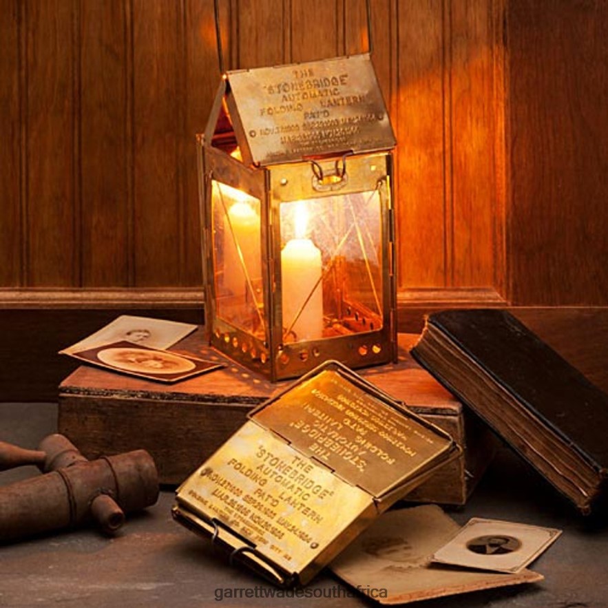 Outdoor Garrett Wade Portable Brass Candle Lantern LP88ZX306 - Garrett Wade Chisels