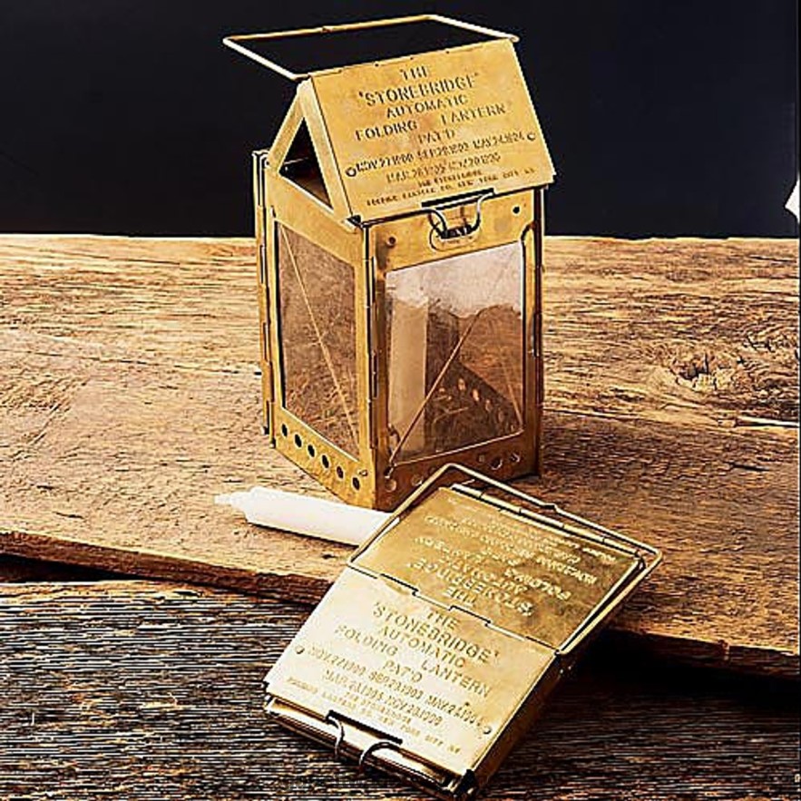 Outdoor Garrett Wade Portable Brass Candle Lantern LP88ZX306 - Garrett Wade Chisels