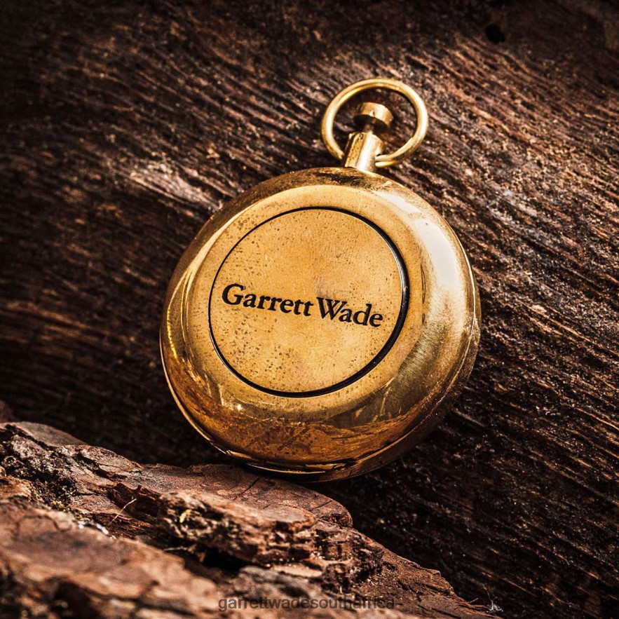 Outdoor Garrett Wade Push-Button Brass Compass LP88ZX312 - Garrett Wade Chisels