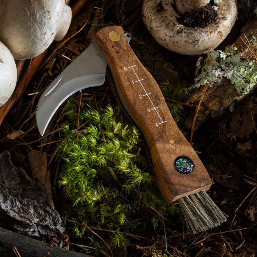 Outdoor Garrett Wade Redwood Mushroom Knife LP88ZX323 - Garrett Wade Knives