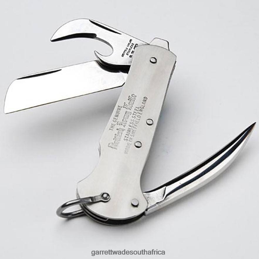 Outdoor Garrett Wade Three Bladed British Navy Knife with Marlinspike LP88ZX308 - Garrett Wade Knives