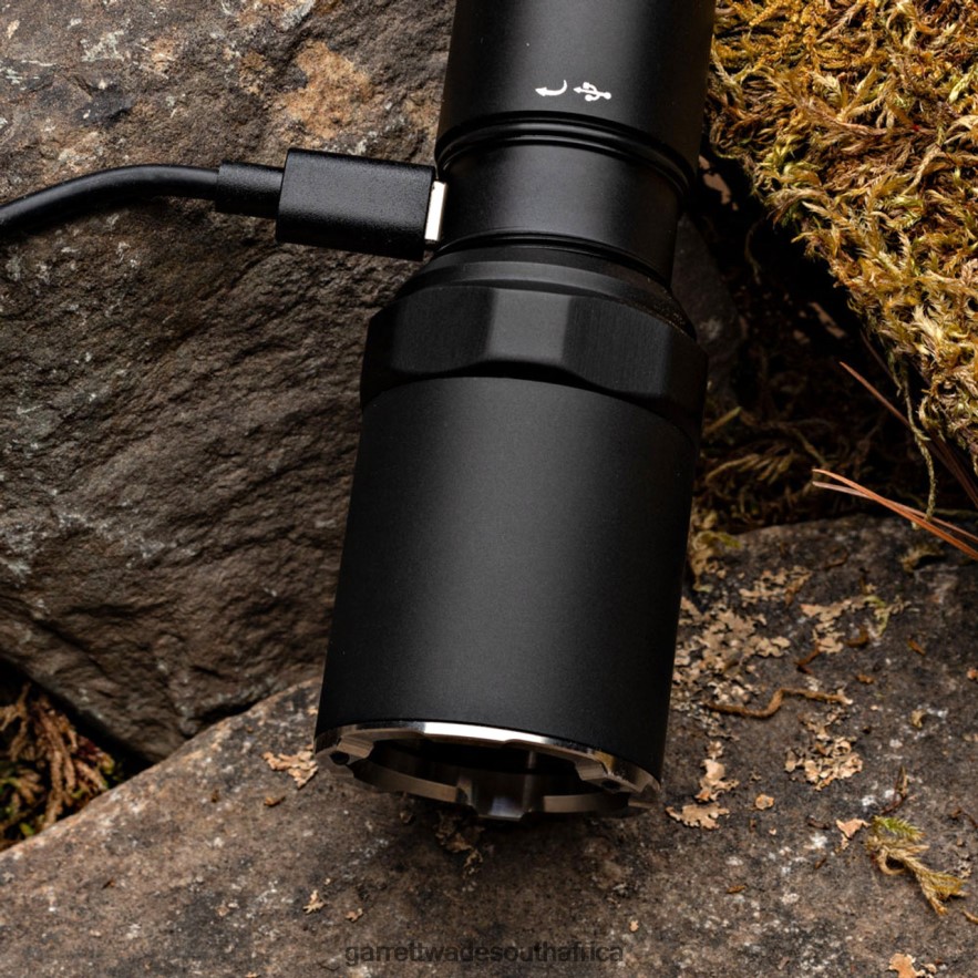 Outdoor Garrett Wade 2 600 Lumen LED Rechargeable Tactical Flashlight LP88ZX338 - Garrett Wade Knives