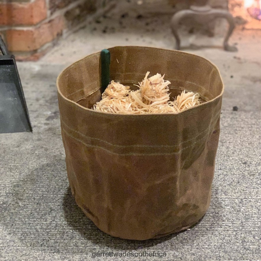 Outdoor Garrett Wade 50 Firelighters with Waxed Canvas Storage Set LP88ZX349 - Garrett Wade Garden Tools