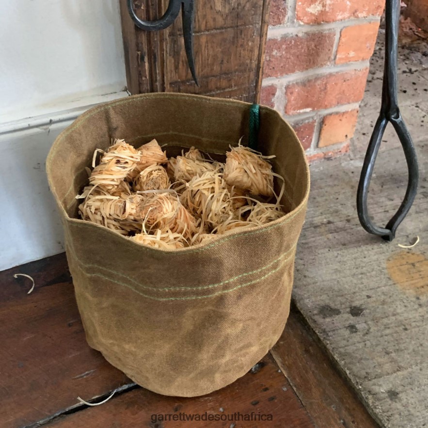 Outdoor Garrett Wade 50 Firelighters with Waxed Canvas Storage Set LP88ZX349 - Garrett Wade Garden Tools