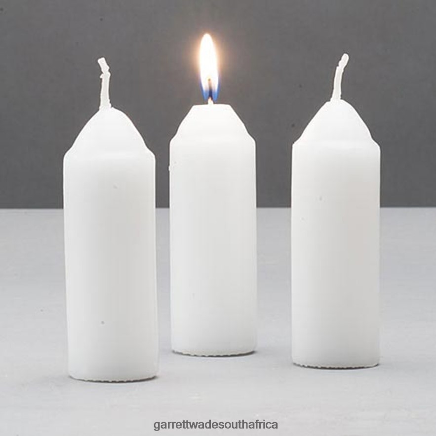 Outdoor Garrett Wade Pack of (3) 9-hr White Candles LP88ZX359 - Garrett Wade Knives