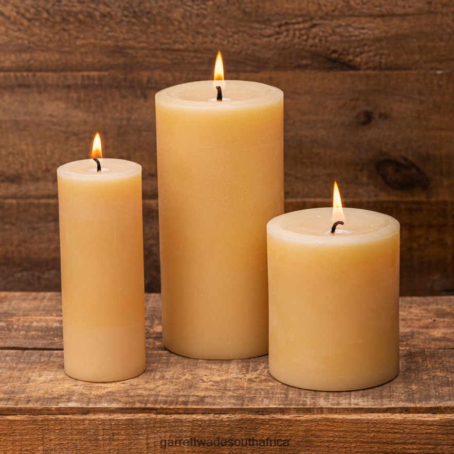 Outdoor Garrett Wade USA Beeswax Pillar Candles LP88ZX346 - Garrett Wade Garden Tools