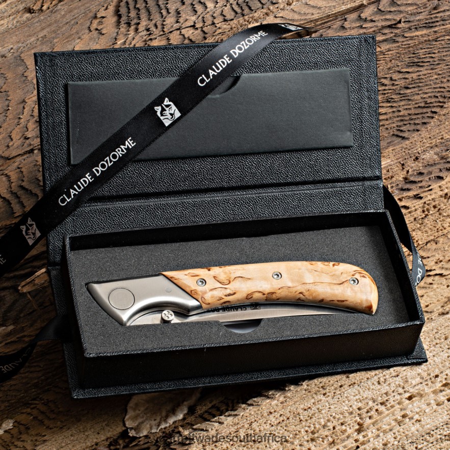 Outdoor Garrett Wade Dwarf Birch Handle Pocket Knife LP88ZX388 - Garrett Wade Garden Tools