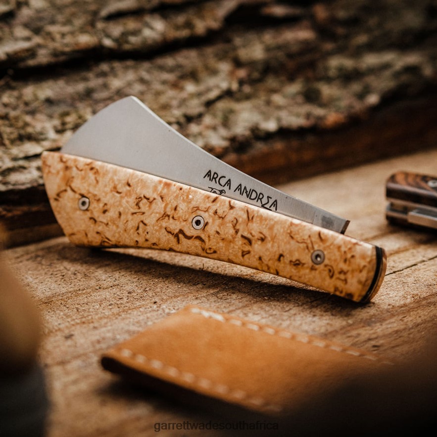 Outdoor Garrett Wade French Birchwood Pocket Knife LP88ZX361 - Garrett Wade Garden Tools