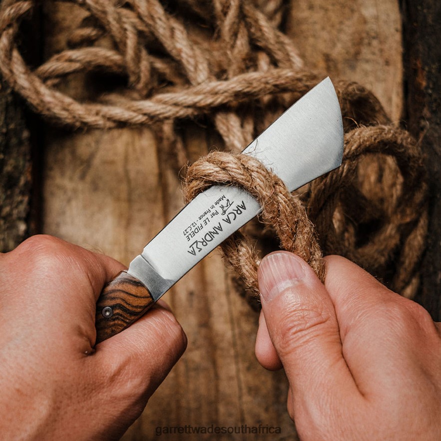 Outdoor Garrett Wade French Walnut Pocket Knife LP88ZX365 - Garrett Wade Knives