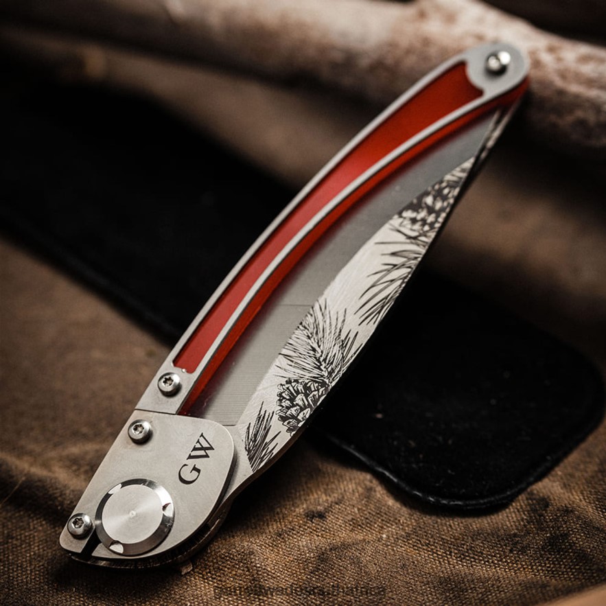 Outdoor Garrett Wade K2 Engraved Holiday Pocket Knife LP88ZX366 - Garrett Wade Chisels