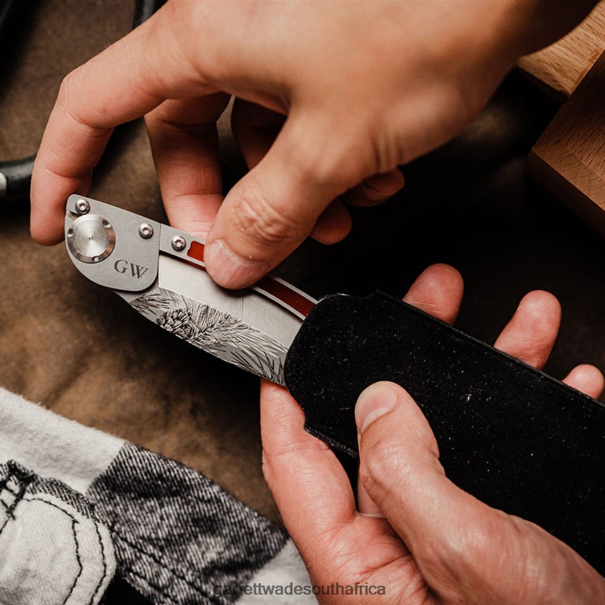 Outdoor Garrett Wade K2 Engraved Holiday Pocket Knife LP88ZX366 - Garrett Wade Chisels